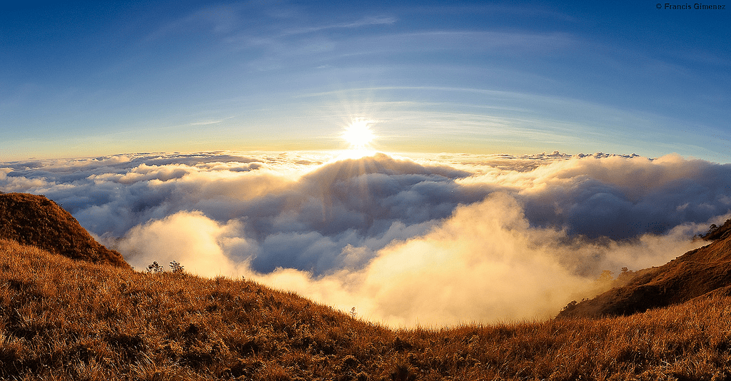 mount pulag baguio city philippines sea of clouds